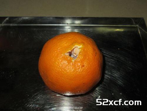 盐蒸橘子治咳嗽