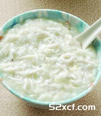 吻仔鱼粥的做法