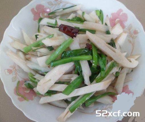 醋溜豆角藕条的做法