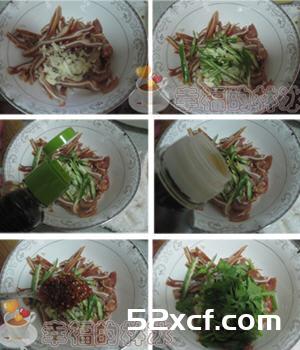 红油猪耳的做法