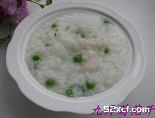 翡翠鱼粒粥的做法
