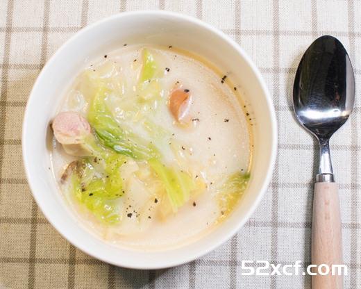 蔬菜炖牛奶汤的做法