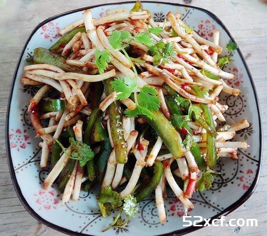 青椒拌鱼腥草的做法