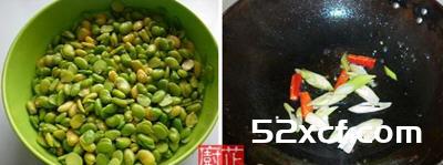 蚕豆炒肉的做法