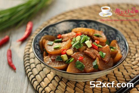 农家特色菜大碗萝卜的做法
