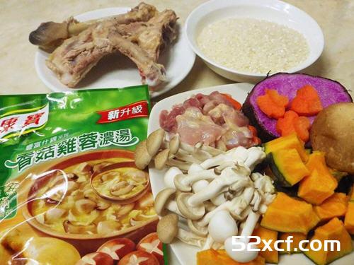 膳食香菇鸡蓉暖暖粥的做法