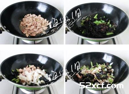百合木耳小炒肉的做法