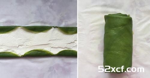 抹茶奶油卷平底锅