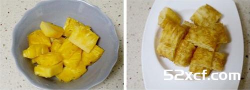 简易版菠萝油条虾