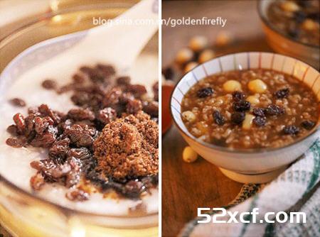 葡萄香米糕甜粥的做法