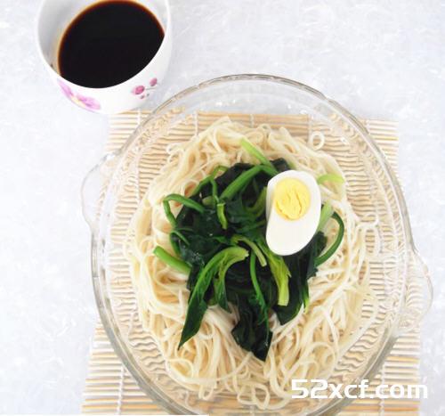 肉末菠菜蛋面的做法