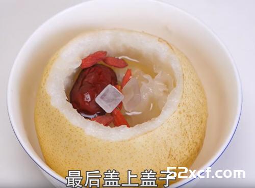 银耳蒸雪梨止咳的做法