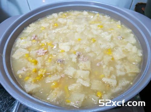 粟米鱼肚肉碎羹的做法教