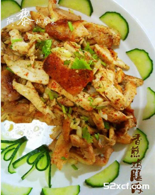 香煎鸡腿肉的做法