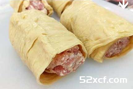 酱烧猪肉豆皮卷的做法