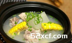 玉米冬瓜排骨汤的做法