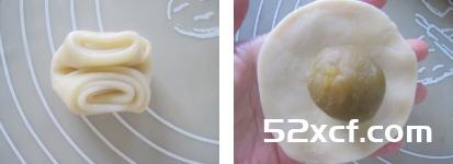 不流油蛋黄酥的做法