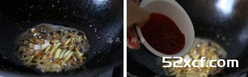番茄酱烧基围虾的做法