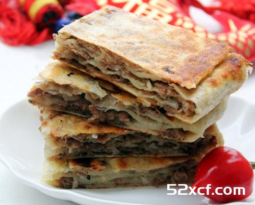 黑椒牛肉千层馅饼的做法