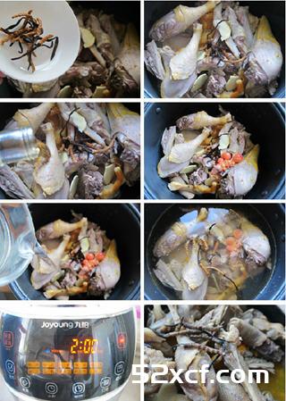 虫草老鸭煲的做法