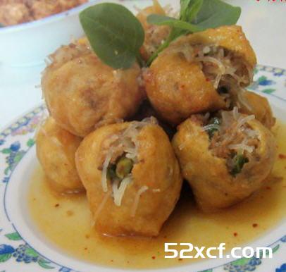 红烧粉丝酿豆腐的做法
