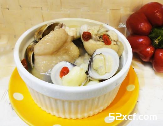蒜头文蛤鸡汤的做法