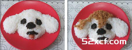 咸蛋黄肉松饭团泰迪版做法