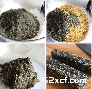 黑白芝麻酥块的做法