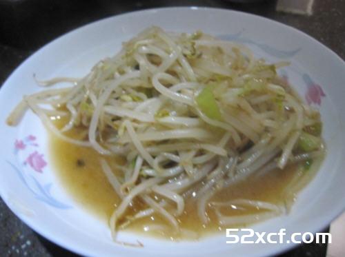 醋溜绿豆芽的家常做法