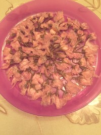 蜜渍樱花的做法