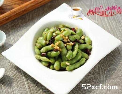 炝拌毛豆的做法