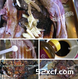柱侯酱烤羊排的做法