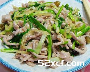 仔姜熘肉丝的做法