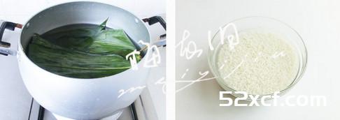 栗子鲜肉茶粽的做法