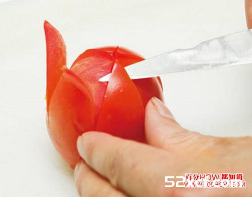 西红柿雕花的方法图文教程