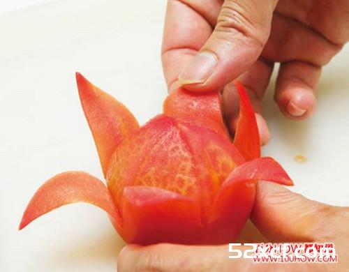 西红柿雕花的方法图文教程