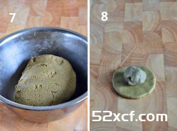 桂花夹沙绿豆糕的做法