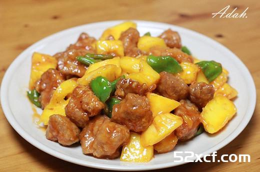 菠萝咕老肉的做法