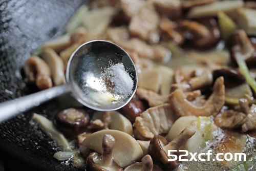 香菇炒肉的做法