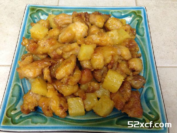 简易版酸甜菠萝鸡的做法