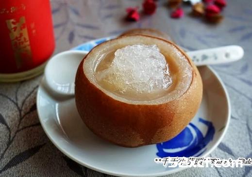 燕窝冰糖炖水梨的做法
