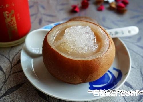 燕窝冰糖炖水梨的做法