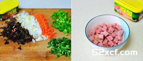 五色炒饭的做法