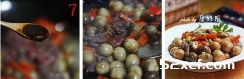 黑椒草菇炒牛肉的做法