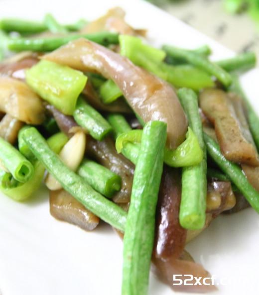 茄子炒豇豆的家常做法