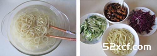 酱茄子凉拌面的做法