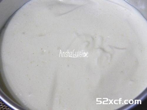 无油低糖的蛋糕做法