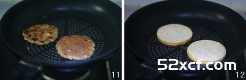 双层肉饼吉士汉堡的