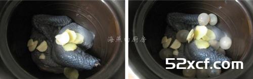 桂圆红枣乌鸡汤的做法