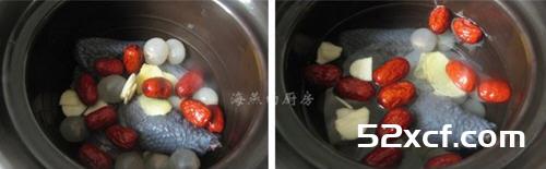 桂圆红枣乌鸡汤的做法
